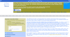 Desktop Screenshot of gravematter.com